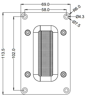 GRS RT2.0-8 Hi-Res Neo Ribbon Tweeter 8 Ohm